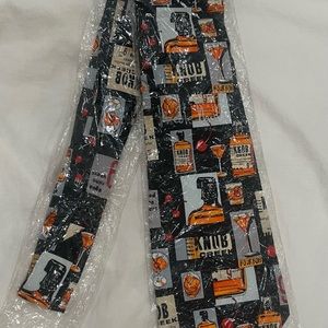 Knob Creek Tie Vintage Bourbon 100% Silk Nicole Miller